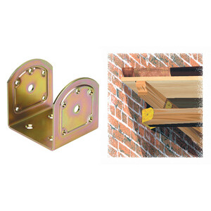 Piastra 761 Staffa Esterno Travi Acc Trop 45X46X44MM