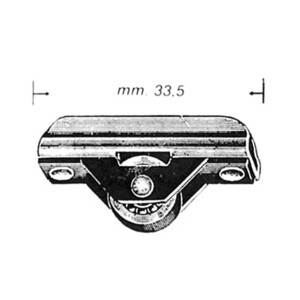 Omge 451 Carrello a 1 Ruota P/Cristallo