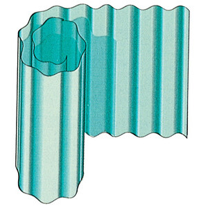 Plastica Ondulata Neutra SP 0,63 mm H 200 cm