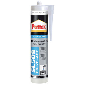 Pattex Silicone Alta Temp. SL509 Nero 300 ml Cartuc
