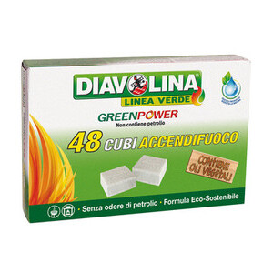 Accendifuoco 48 Cubi Diavolina Green Power 15335