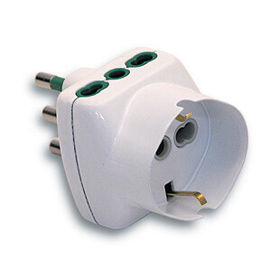 Fme 82.240 Adattatore 16A 2P+T 2 Prese Bipas Schu