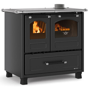 Cucina Legna 7,5 KW Family 4.5 Nero Antracite V4