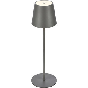 Lampada da Tavolo BT10004 Batt Ricaric Grigio