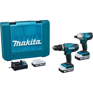 Makita Kit Trapano C/PERC+AVVIT Imp 1/4" DK18922A01 18V