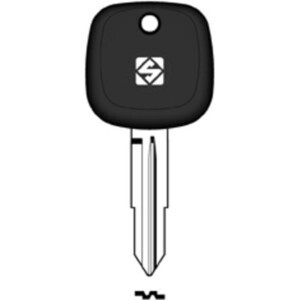 Silca DH5RTE Chiave Transponder Vuota Ottone
