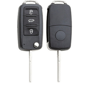 Silca HU66BRS8 Guscio Chiave Auto (3 Tasti VW)