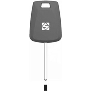 Silca HU100CTE Chiave Transponder Vuota Nichel
