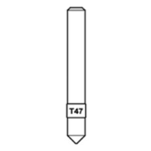 Silca D740375ZB Tastatore T47(PUNZONATE) P/Dupl. Matrix