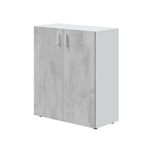 Kit Mobile Multiuso 80X37XH92 cm Bianco Cemento