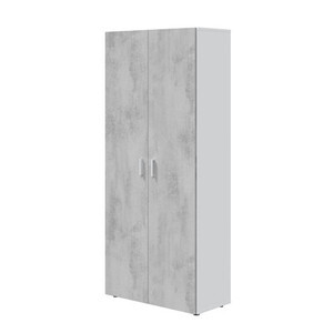 Kit Mobile Multiuso 80X37XH182 cm Bianco Cemento