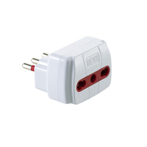 Rosi 78025 Adattatore Semplice 10A Presa Bip C/Limit