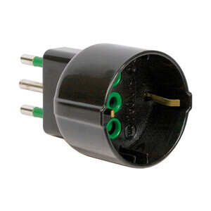 Fme 82.131 Adattatore 16A 2P+T-SCHUKO Nero