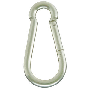 Passacavi Moschettone Acciaio Zincato D 9X90 mm
