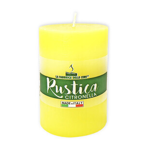 Citronella Candela Rustica Made in Italy 10X10