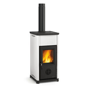 Stufa Legna 7 KW Tea 5.0 Bianco V0-4