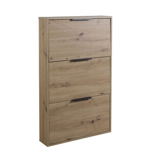 Scarpiera 3 Ribalte Slim 65X15XH105CM Rovere A.