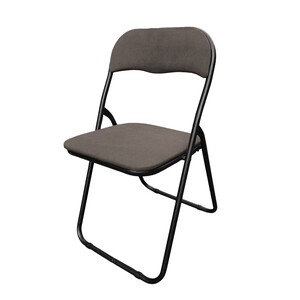 Sedia Pieghevole Polo Tessuto Marrone 25