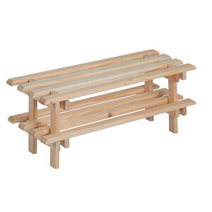Portascarpe Componibile in Pino cm 75X25,9X30 H