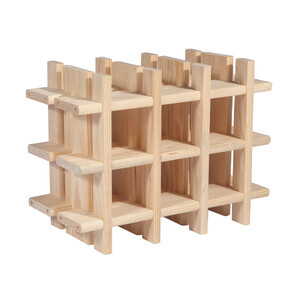 Portabottiglie Mod. Rioja Pino 9 Posti 43X22X32,5CM
