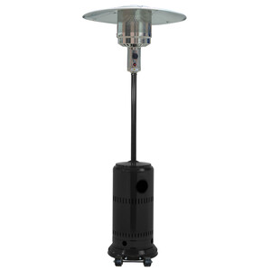C Stufa Aerea P/Patio Gas GPL Mushroom 13KW Nero