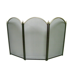 C Parascintille 3 Pannelli 98,5X1,5X61 P/Camino Argento
