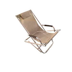C Sedia Sdraio Playa in Alluminio Tortora