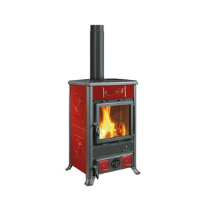 Stufa Legna 9 KW Rossella R1.16 Ceram Bordeaux V6