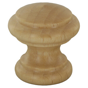 Pomolo in Legno Naturale 114B D 30 mm
