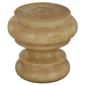 Pomolo in Legno Naturale 102A D 38 mm