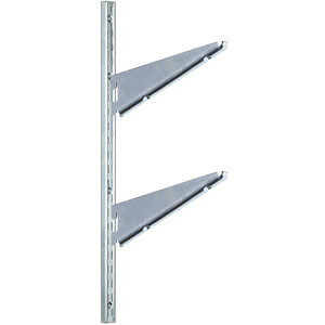 Cremagliera 2750 Doppia Cava Zincato 100 cm