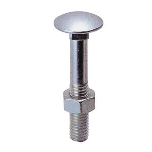 BS Bullone P/Ferro e Legno Ttqs 10X100MM ZN UNI5732 5 PZ