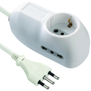 Multipresa 2P BIP+1 Schuko Salvaspazio FIG.2