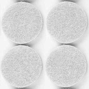Feltrino Adesivo Sedia Bianco D 22 mm CF 10 PZ
