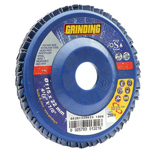 Grinding Disco Lamellare Zirc 180X22 gr 40