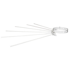Stendibiancheria a Raggiera D 8/14 cm Bianco