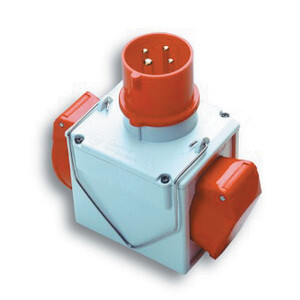 Fme 73.111 Adattatore Cee 16A 2 Prese 380V IP44