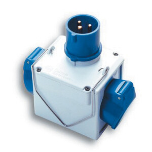 Fme 73.110 Adattatore Cee 16A 2 Prese 220V IP44