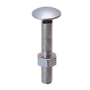 SC Bullone P/Ferro e Legno Ttqs 6X 16MM ZN UNI5732 20 PZ