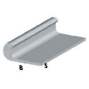Profilo Argento H.100 cm Unghietta 22X1 mm