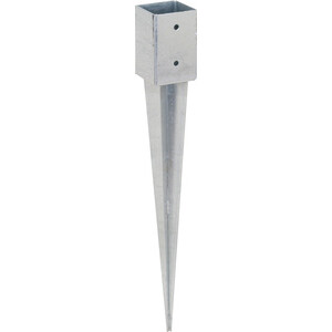 Piastra 797 Supporto Pilastro Zinc Fuoco 71X71X750MM