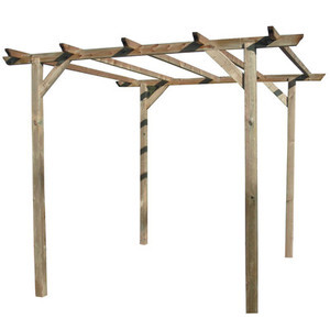 Pergola in Legno Impregnato 300X300XH247 cm