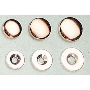 SC Borchia Coprivite Ottone Nichelato 18 mm da 10 PZ