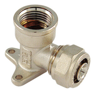 Gomito F.16X1/2" C/Flangia P/Multistrato