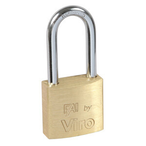 Viro 553.32 Lucchetto Fai Arco Lungo 30MM Ottone