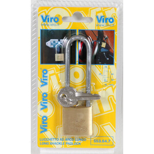 Viro BL 554.42.7 Lucchetto Fai Arco Lungo 40MM Ott