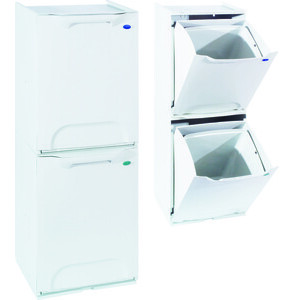 Pattumiera Modulare C/Secchio 20 L Bianco