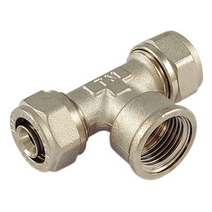Raccordo Tee Femmina 16X1/2"X16 P/Multistrato