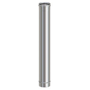 Tubo Inox Aisi 304 H 100 cm P/Pellet D 8 cm