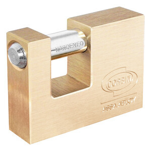 Corbin PL311 Lucchetto P/Serranda 90MM Ottonato